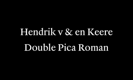 Yale School of Art, Type Design