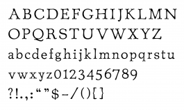 Yale School of Art, Type Design