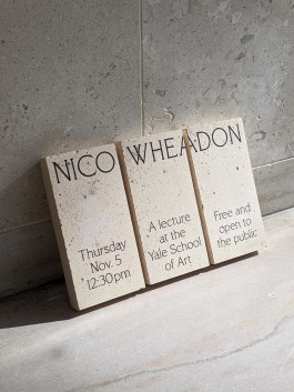 Yale School of Art, Type Design