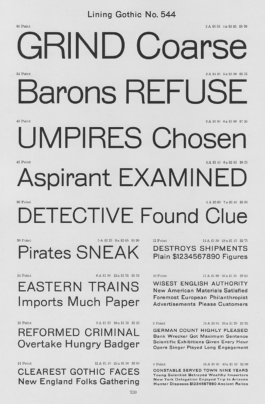 Yale School of Art, Type Design