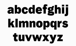 Yale School of Art, Type Design