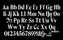 Yale School of Art, Type Design