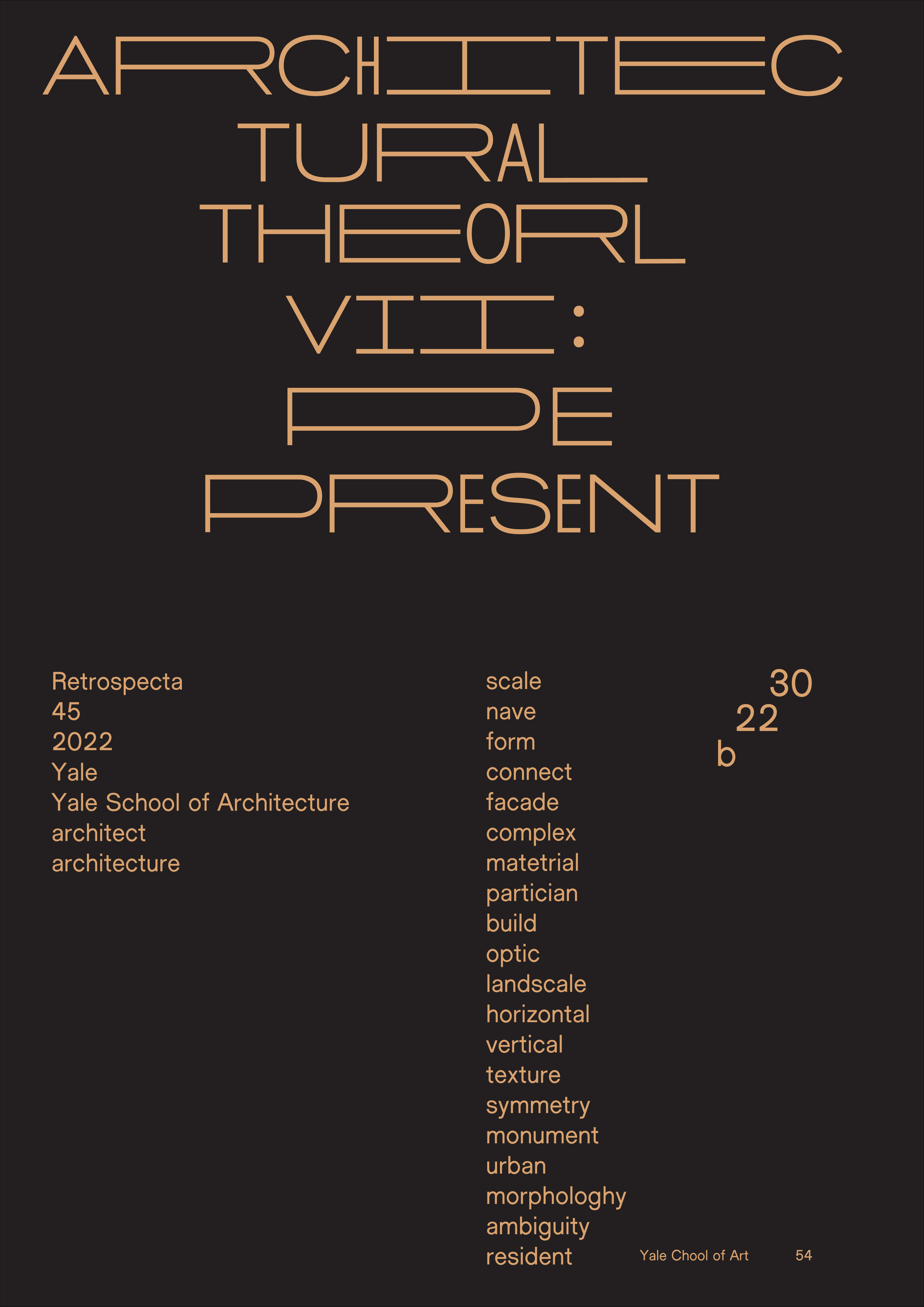 Yale School of Art, Type Design