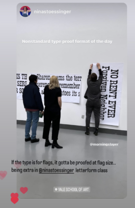 Yale School of Art, Type Design