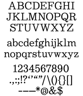 Yale School of Art, Type Design