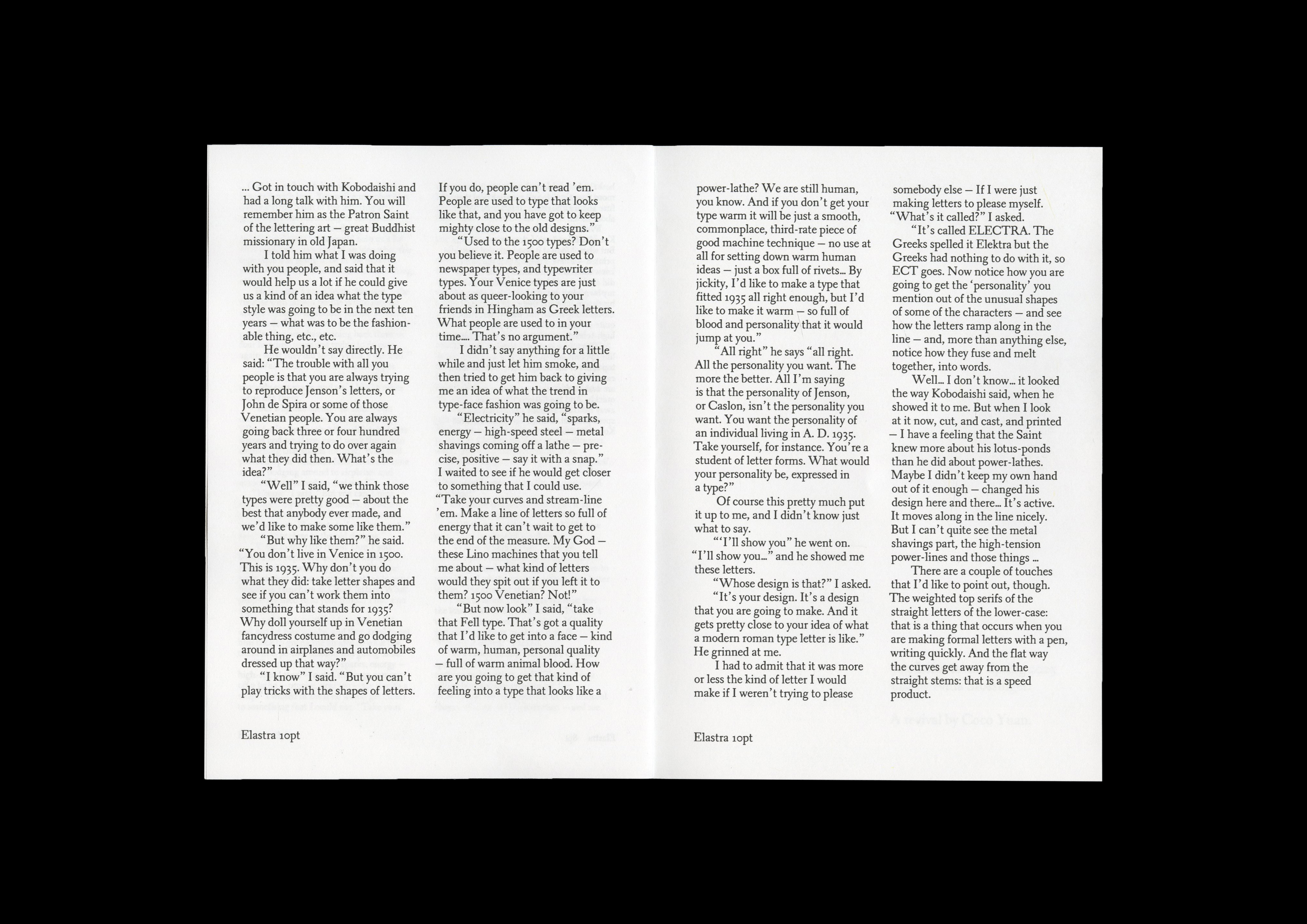 Yale School of Art, Type Design