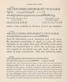 Yale School of Art, Type Design