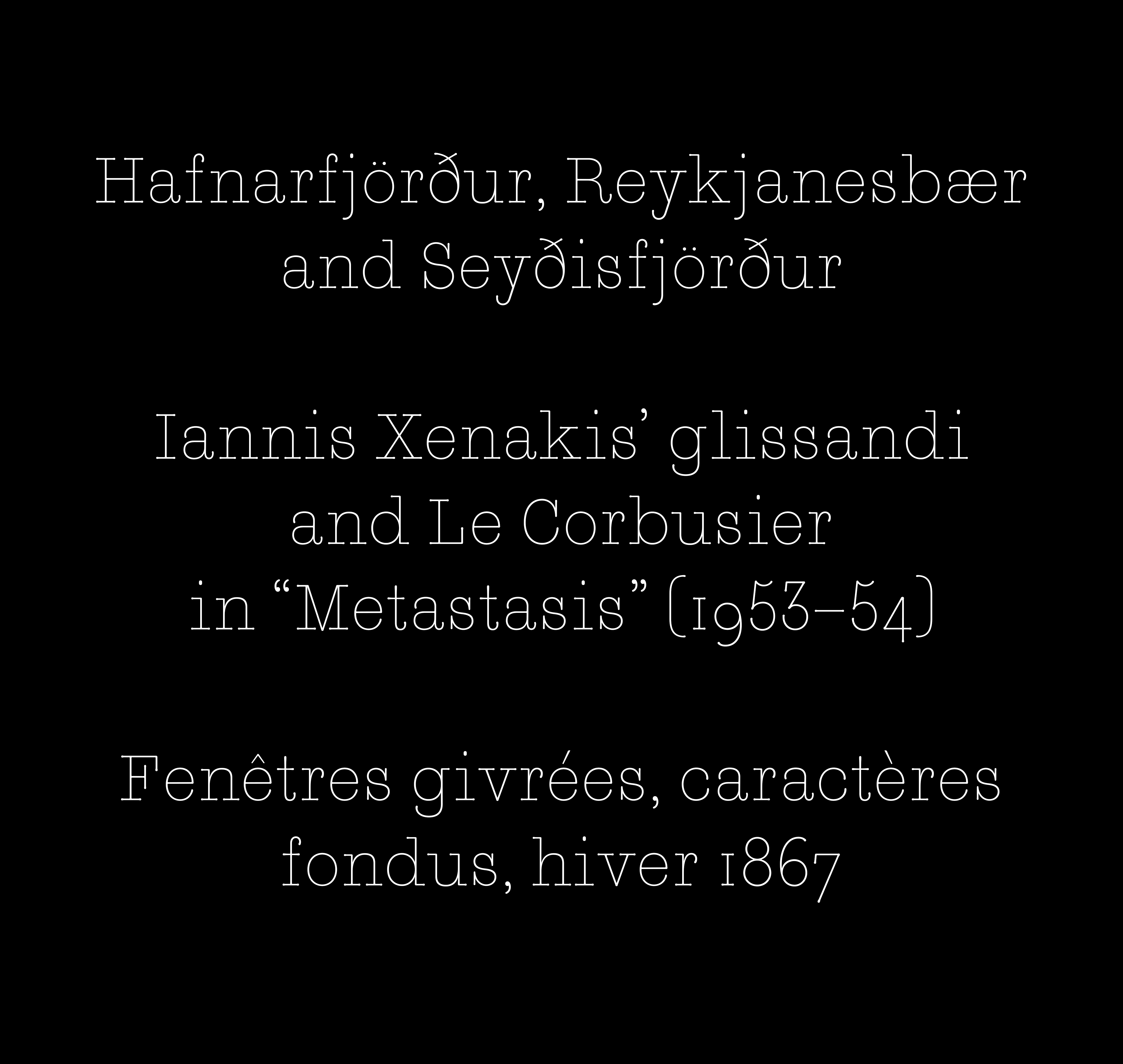 Yale School of Art, Type Design