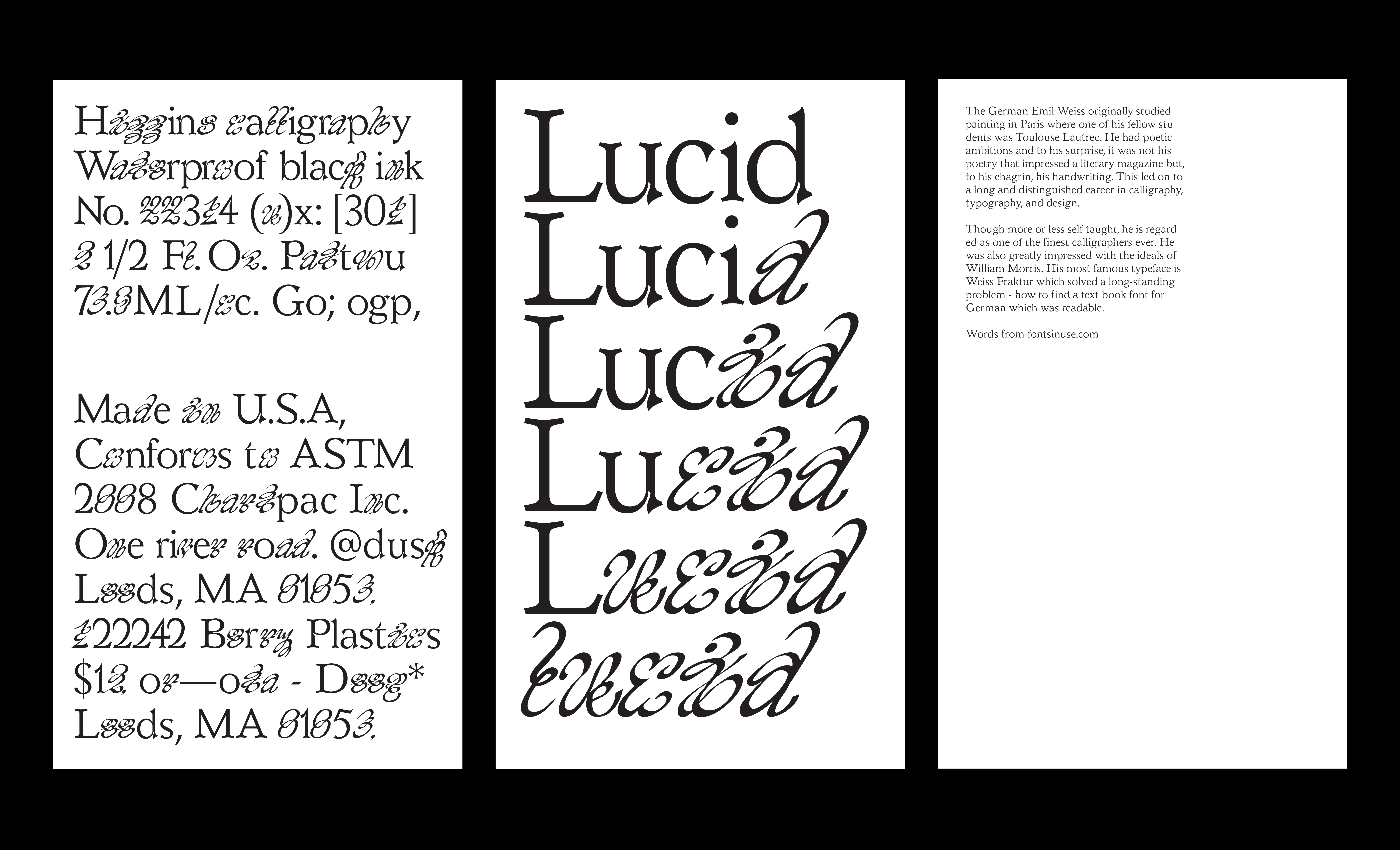 Yale School of Art, Type Design