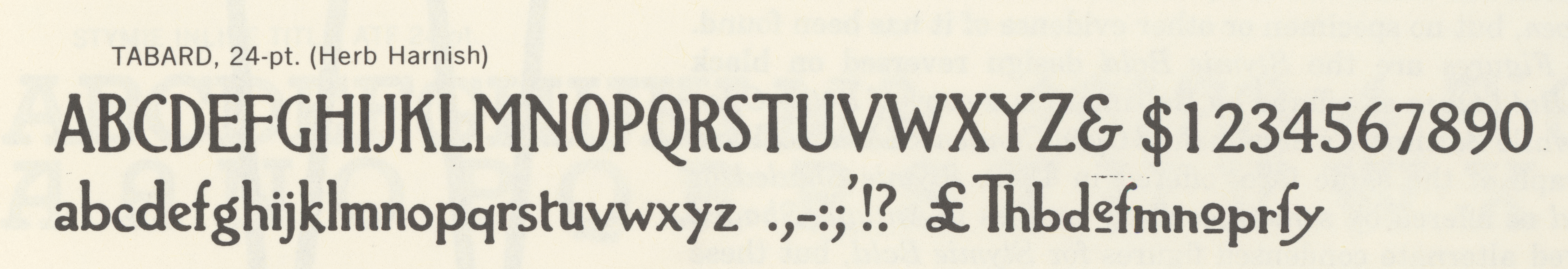 Yale School of Art, Type Design