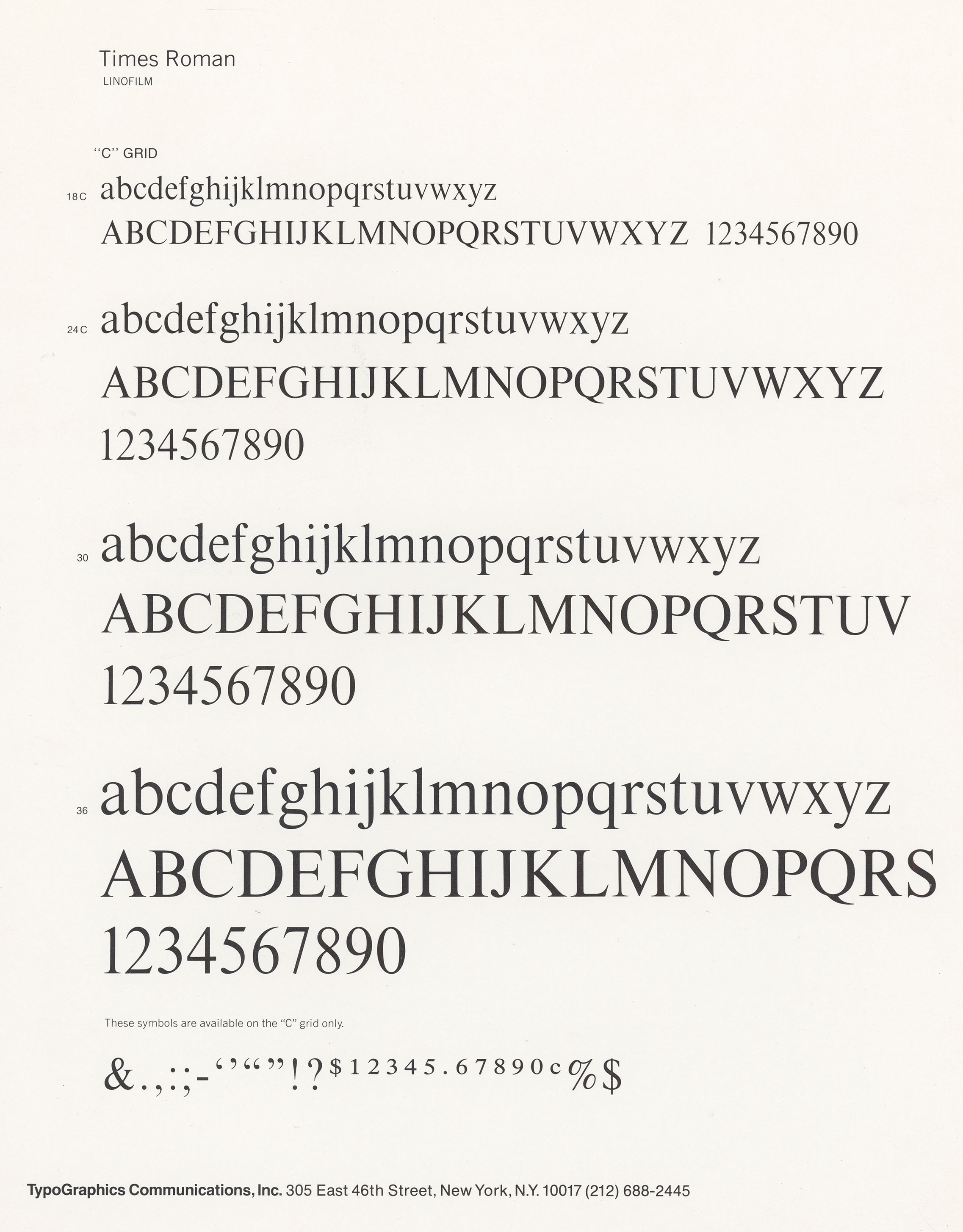 Yale School of Art, Type Design