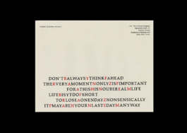 Yale School of Art, Type Design